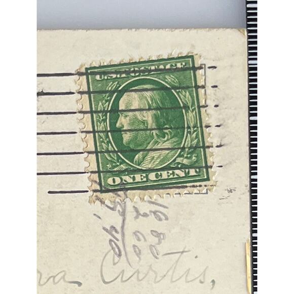 Atq 1911 Ephemera Lithograph Postcard Soldier’s Monument Battle Of Tippecanoe IN - Picture 7 of 7